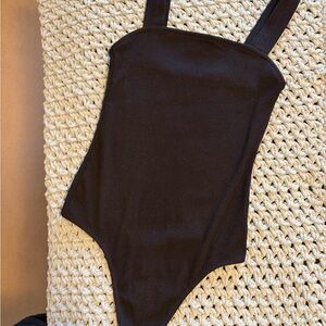 American Eagle Outfitters Womens thong Black Bodysuit